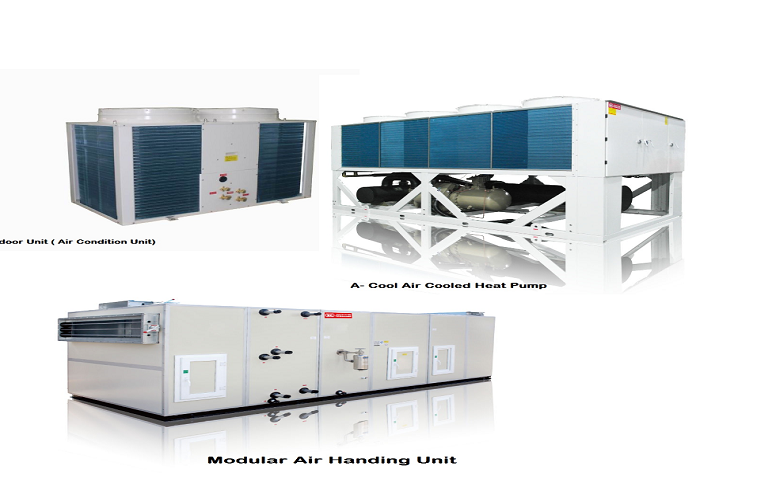 DIRECT EXPANSION AIR HANDLING UNIT-Bộ phận xử lý không khí trực tiếp, môi chất R22, giải nhiệt gió